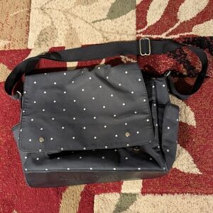 Kate Spade Polka Dot Black Messenger Bag